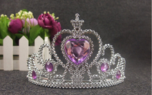 2015 retail new headband for 3 8Y kids anna elsa princess crown party accessories