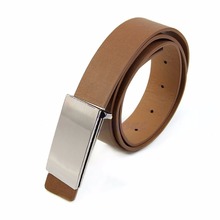 New Mens Faux Leather Metal Automatic Formal Buckle Dress Waist Band Strap Belts