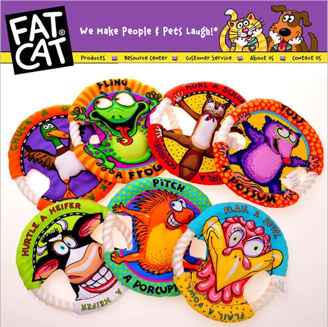 fat cat pet toys