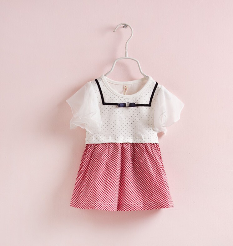 Wholesale 5pcs/lot newborn dot baby dress summer baby clothes clothing for girl princess baby girls dresses vestido infantil