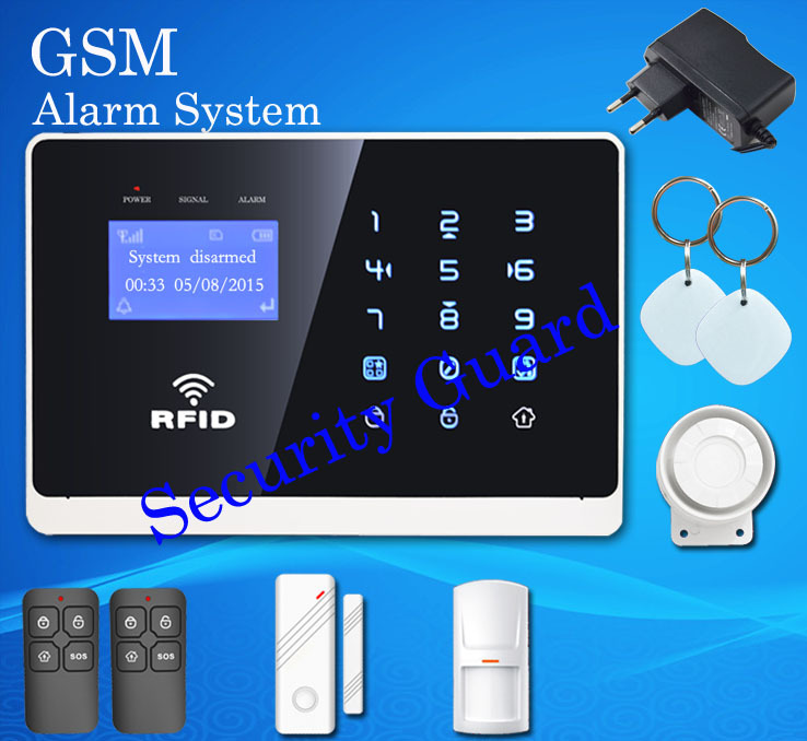 Free Shipping Wireless GSM Alarm System with LCD S...