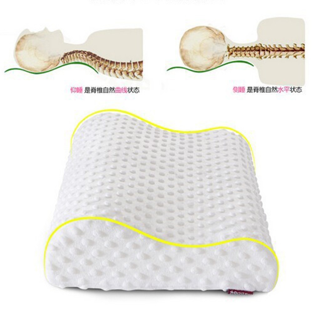 Fashion Promotion Therapy Neck Pillow Fiber Slow Rebound Memory Foam Pillow 50*30CM Cervical Health Care