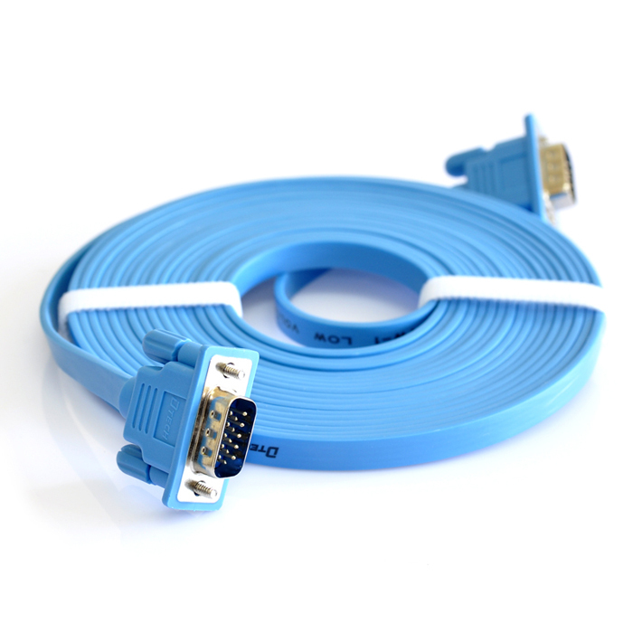 vga cable flat vga line computer display tv data cable 3 meters 10 meters 15 meters 20 meters vga cable flat vga line computer display tv data cable 3 meters 10 meters 15 meters 20 meters