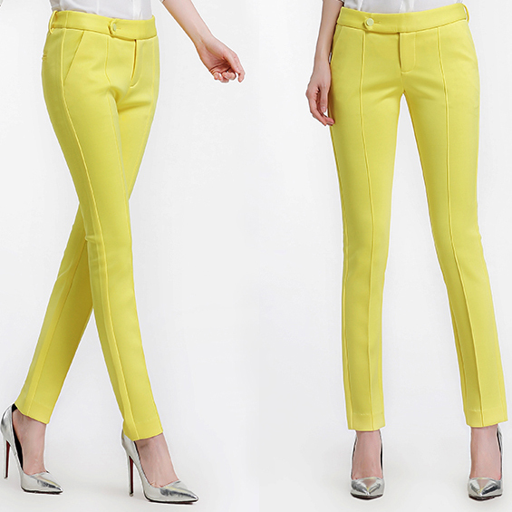 yellow womens pants - Pi Pants