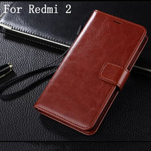 Xiaomi Redmi 2/Hongmi 2/Red Rice 2 case cell phone cover case flip PU leather  case wallet style  with stand holder