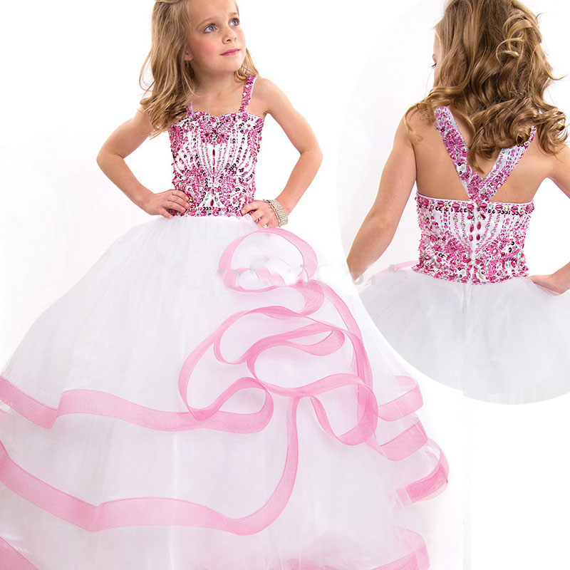Compare Prices on Kids Girls Long Pageant Dresses- Online Shopping ...