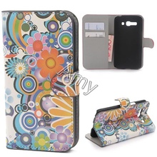 smartphone phone cases Leather Case with Holder Card Slot for alcatel one touch pop c9 7047d