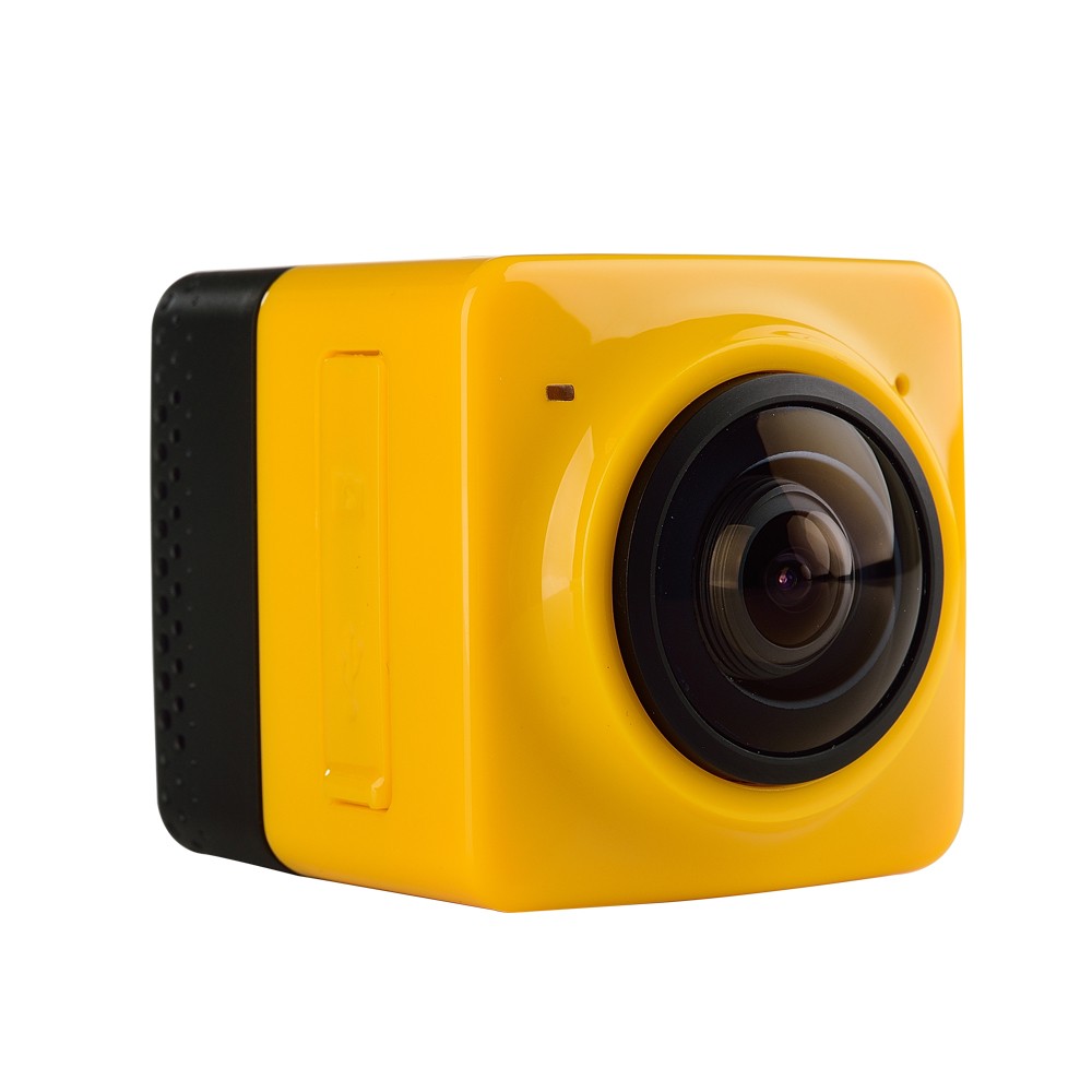 CUBE360 Mini Sports Action Camera 720P 360-degree Panoramic VR Camera Build-in WiFi