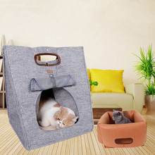 Three Pet Beds With Multifunctional Natural Felt Cloth To Keep Warm Dog And Cat Litter Cat Bed Out Bags GP160107-24