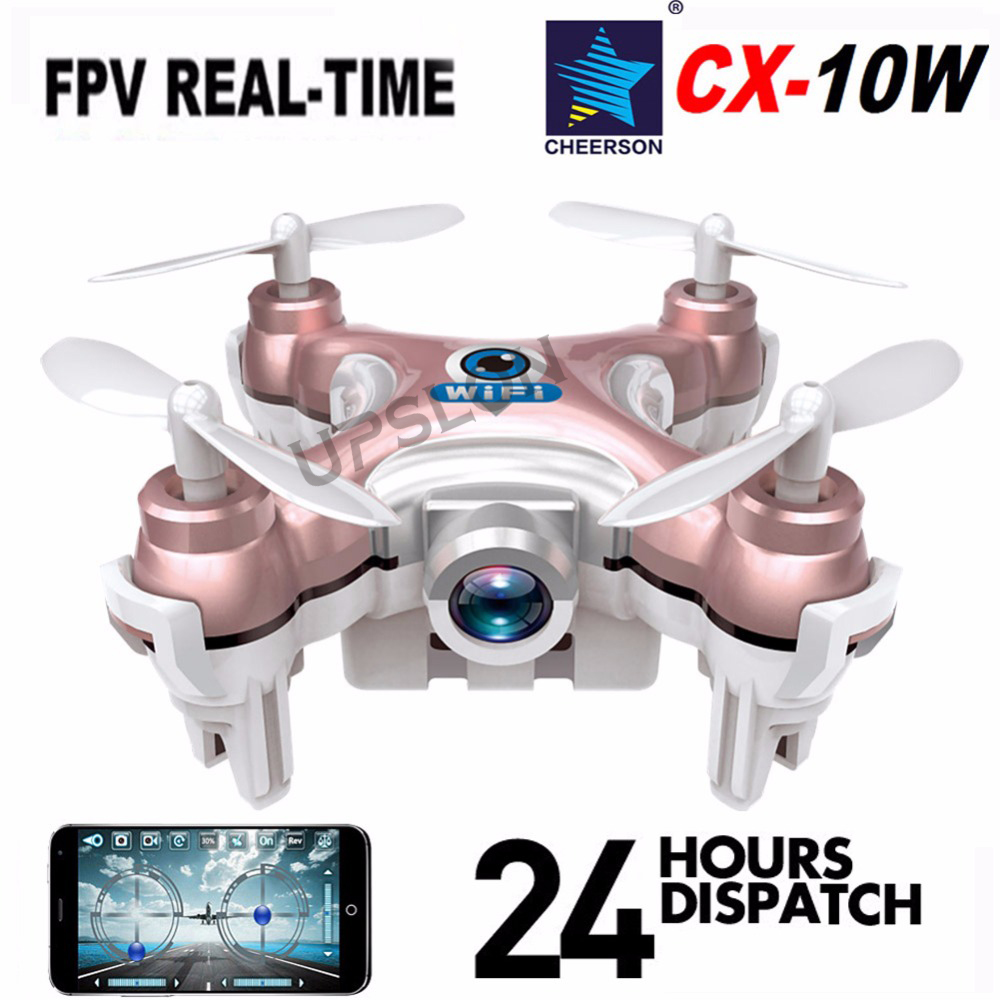 2016 Cheerson CX 10W CX 10W Drone Dron Quadrocopter RC Quadcopter Nano WIFI Drone with Camera