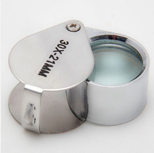 30x21mm Jewelry Diamond Brand New Triplet Jewelers Eye Loupe Magnifier Magnifying Glass