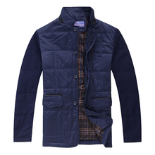 2014 new men patchwork jacket outdoor super warm slim parka coats fashion brand clothes men stand collar winter jacket coats