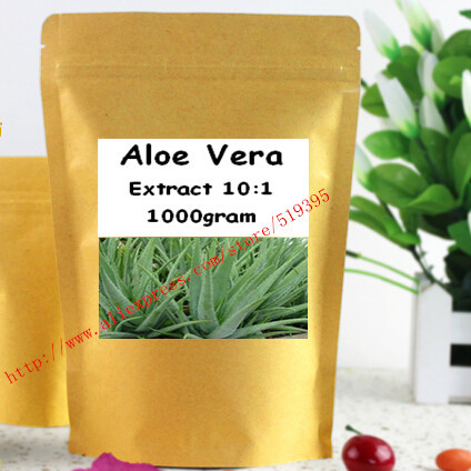 1KG Natural  Aloe Vera Extract 10:1 Powder free shipping
