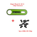 Magic Wand 4C 4D Transponder Chip Generator G Chip Converter For Mazda Ford with 5pcs Special