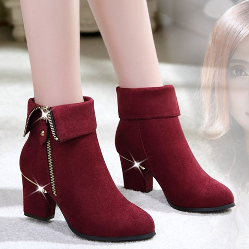 Гаджет  New 2015 Fashion Female Ankle Boots Women Autumn And Winter Boots Women