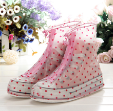 Wholesale Waterproof Rain Shoes Covers Men Women Rain Boots Flat Slip-resistant Overshoes Shoes Accessories Size M/L/XL/XXL