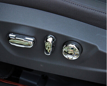 free shipping Car seat adjustment button decorative light cover suit for Chevrolet Malibu 2013 2014