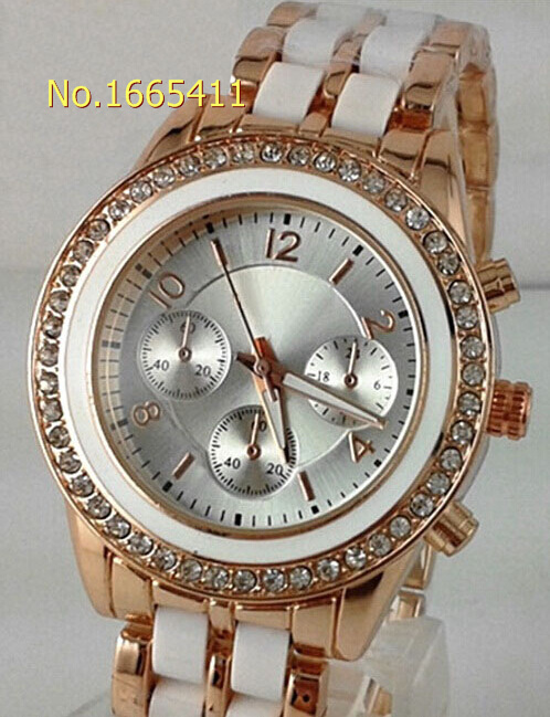 Top Brand Fashion Ladies Quartz Watch Women Rhinestone Watches Rose gold Female Clock Montre Femme Relojes
