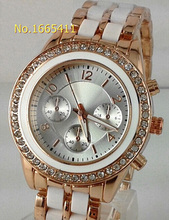Top Brand Fashion Ladies Quartz Watch Women Rhinestone Watches Rose gold Female Clock Montre Femme Relojes