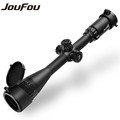 JouFou 4 16X40 AOL Hunting Riflescope HD Green Red Blue Dot Illuminated Adjustable Tactical Optical Sight