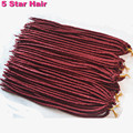 24strands pack Faux Locs Braids Synthetic Hair Faux Dreadlocs Braiding Hair Extensions Havana Twist Braids Soft