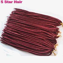 24strands/pack Faux Locs Braids Synthetic Hair Faux Dreadlocs Braiding Hair Extensions Havana Twist Braids Soft Dread Locks