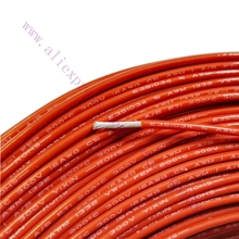 5 meters UL1332# 16AWG Teflon Insulated Wire 300V 22A High temperature resistant 200C For 3D printer hot bed Power Supply