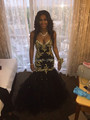 Gold Embroidery Elegant Sweetheart Prom Dresses Black Tulle Mermaid Evening Dresses 2016 vestidos Long Formal Women