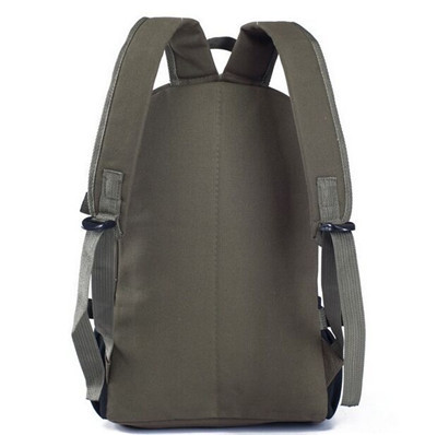 2015 vintage 100 cotton canvas school bag black canvas backpack men backpack schoolbag outdoor traver backpack