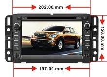 Rom 16 G 1024 * 600 Quad Core Android 4.4.4 FIT GMC Yukon Tahoe Acadia 2007 2008 2009 2010 -2012 Car head unit GPS TV 3G radio