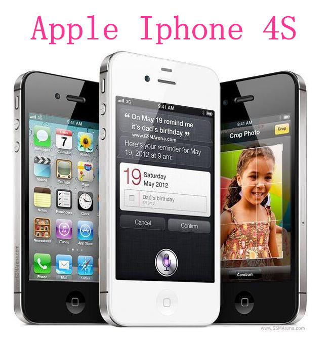 Unlocked Factory Original Apple Iphone 4S 8G 16G 32GB Smartphone 3G WIFI 5 0MP 3 5