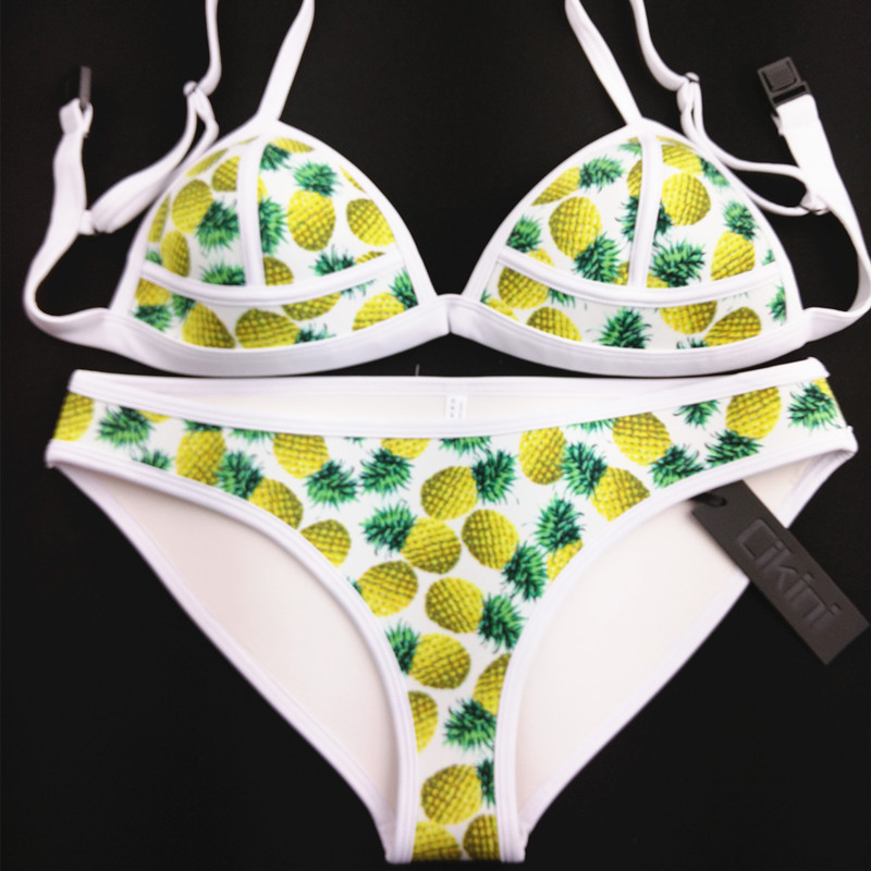 Neoprene Swimwear Women Fashion Bikini Woman New Summer 2016 Sexy Swimsuit Bath Suit Bikini set Bathsuit Cikini SC007