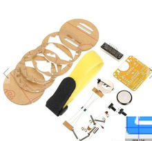 DIY LED Digital Watch Electronic Clock Kit With Transparent Cover