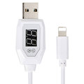 Digital Display Data Cable 1M Voltage Test 8pin safe Overcharge Protection Intelligent mobile phone line