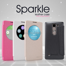 NILLKIN Sparkle Leather Case For LG Spirit H420 Spirit 4G LTE H440N H440Y Pearly Colorful Cover