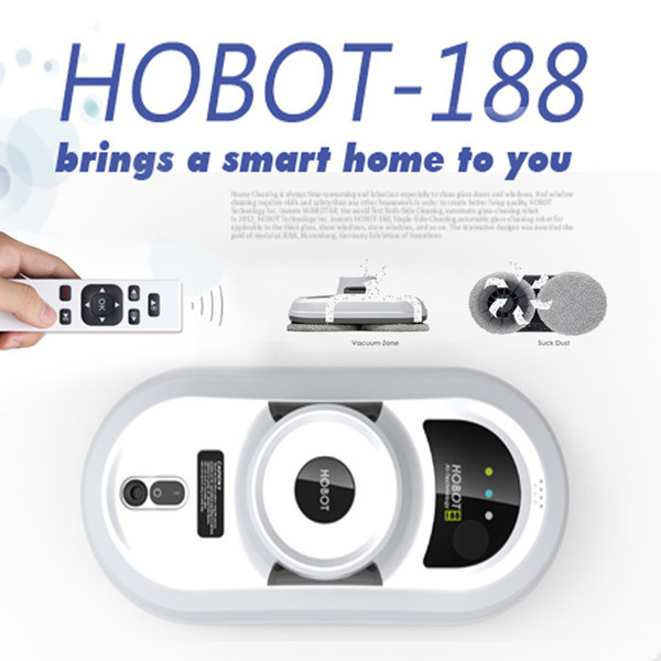 Remote Control Automatic Hobot 2 Window Glass Cleaning Robot Winbot 188 Machine Hobot-188 Free Shipping