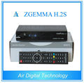 20pcs lot Original ZGEMMA H 2S with BCM7362 Dual Core Twin Tuner DVB S2 DVB S2