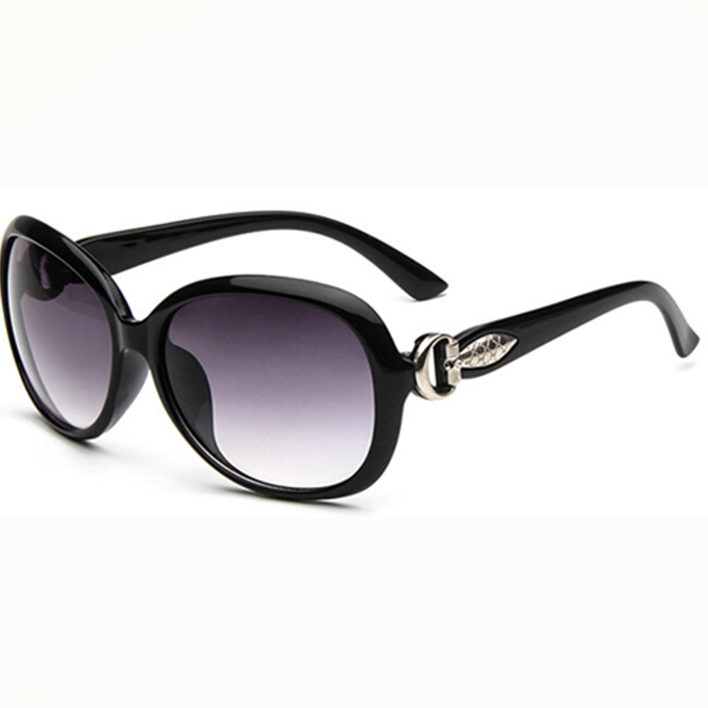 Black Polarized Round Famous Sunglasses Women Brand Designer Unisex