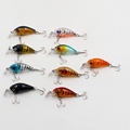 Buy 4 5cm 4g Transparent Plastic Fishing Lures Minow Crankbaits 3D Fish Eye Artificial Lure Bait
