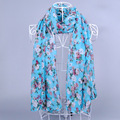 DHL Shipping 10Pcs lot Fashion Polka Floral Viscose Shawl Scarf 180 90Cm Brand Printed Fulares Mujer