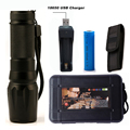 6000lumen Flashlight LED CREE XM L2 T6 Torch Zoomable Lamp Aluminum Tactical Flashlight Light 18650 Battery