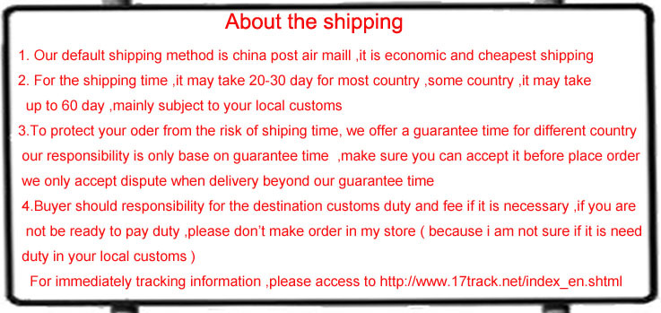 about the shipping