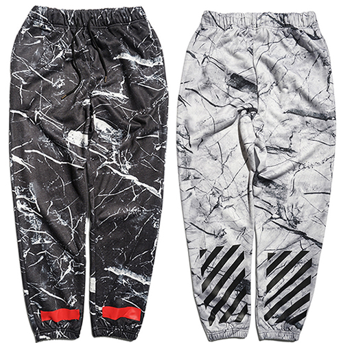 off white jogger black