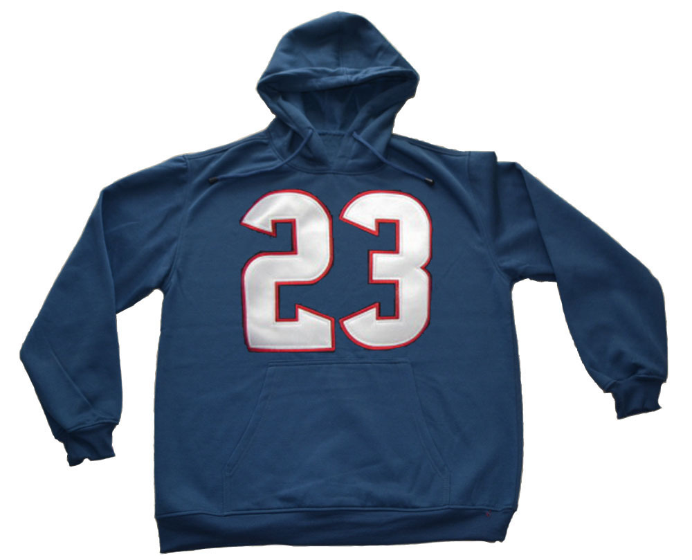 American Football Hoodies Cheap Men&#39;s #23 Hoodie Fashion Blue Sports Team Pullover Cheap Hoodies ...