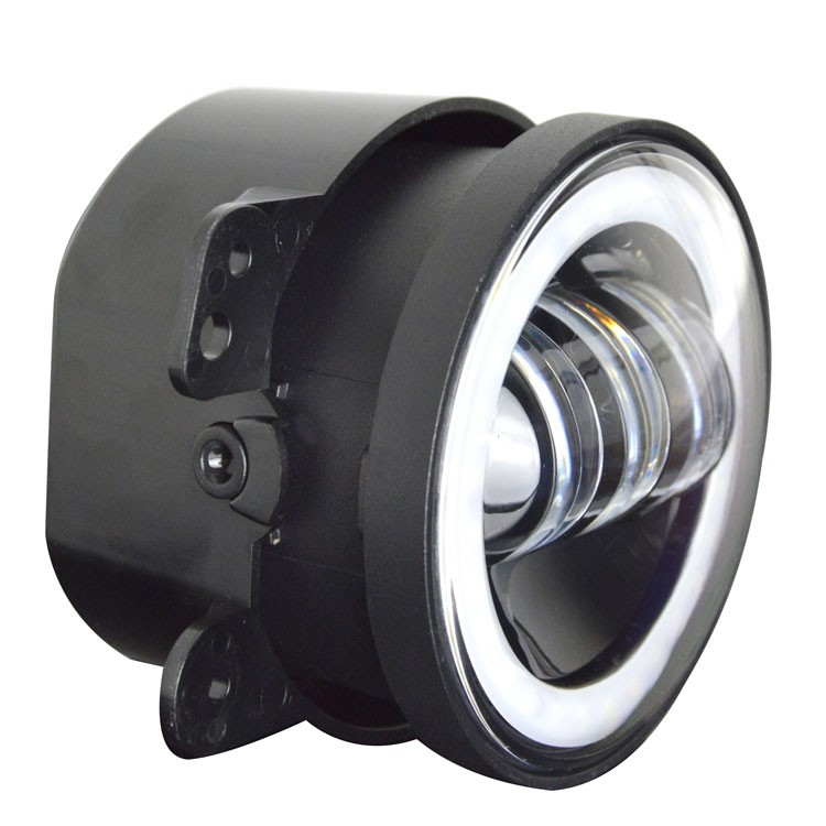 2x 30w 4 Inch Led Fog Light Bulb White Halo Jeep Wrangler