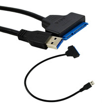 Super Speed USB 3.0 To SATA 22 Pin 2.5 Inch Hard Disk Driver SSD Adapter Cable Converter