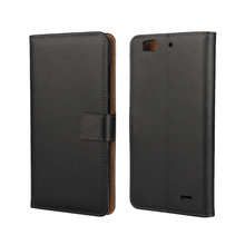 Luxury Real Genuine Leather Flip Wallet Phone Case Cover Holster Bag for ZTE Blade S6 plus With Card Pocket Kickstand