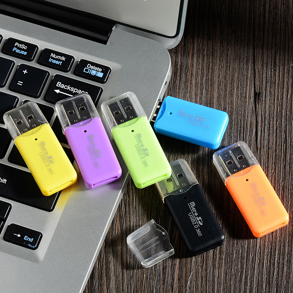Micro USB 2.0 OTG Adapter TF Card Reader For PC Computer Phone TEUS
