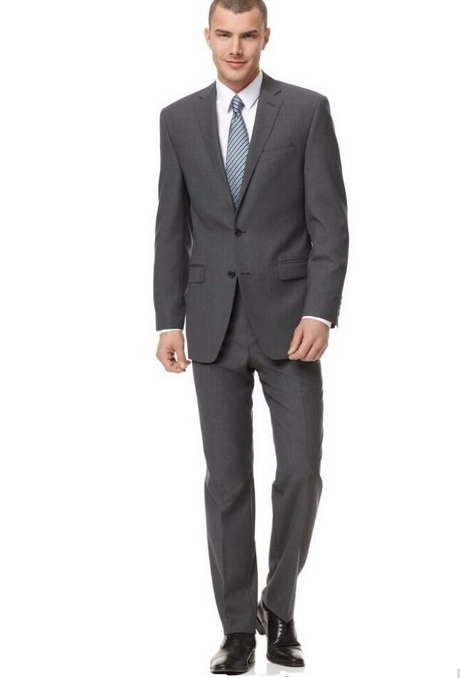 Wedding suits for Men 2016 peaked Lapel tuxedos mens suits two button groomsmen suit three piece Suit (Jacket+Pants+tie)