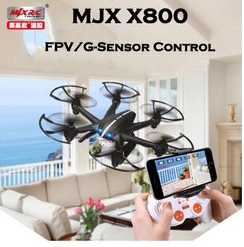 Бесплатная доставка MJX X800 / X800C 2.4 г 6-Axis RC беспилотный вертолет может добавить C4005 FPV hd-wifi камеры белый и черный Syma X5SW X5C